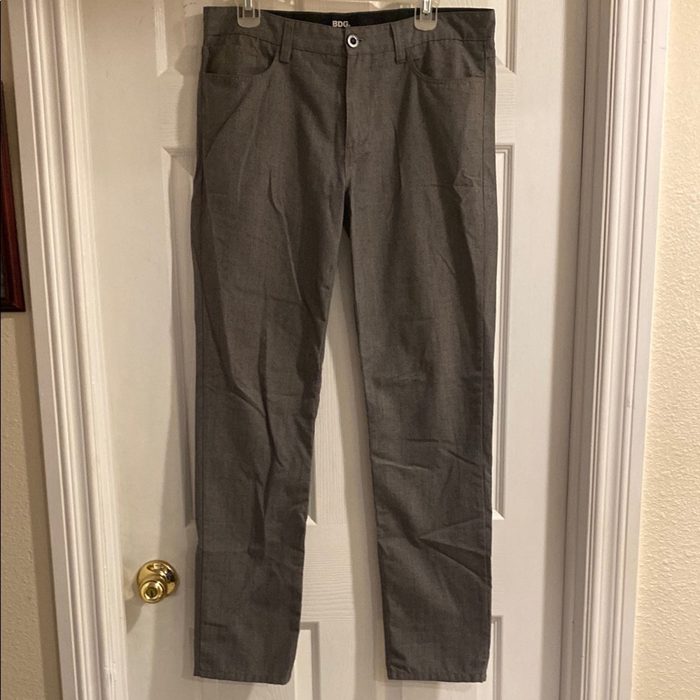 BDG Gray Glen Plaid Men’s Pants 33